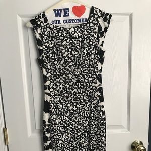 French Connection black and white dress